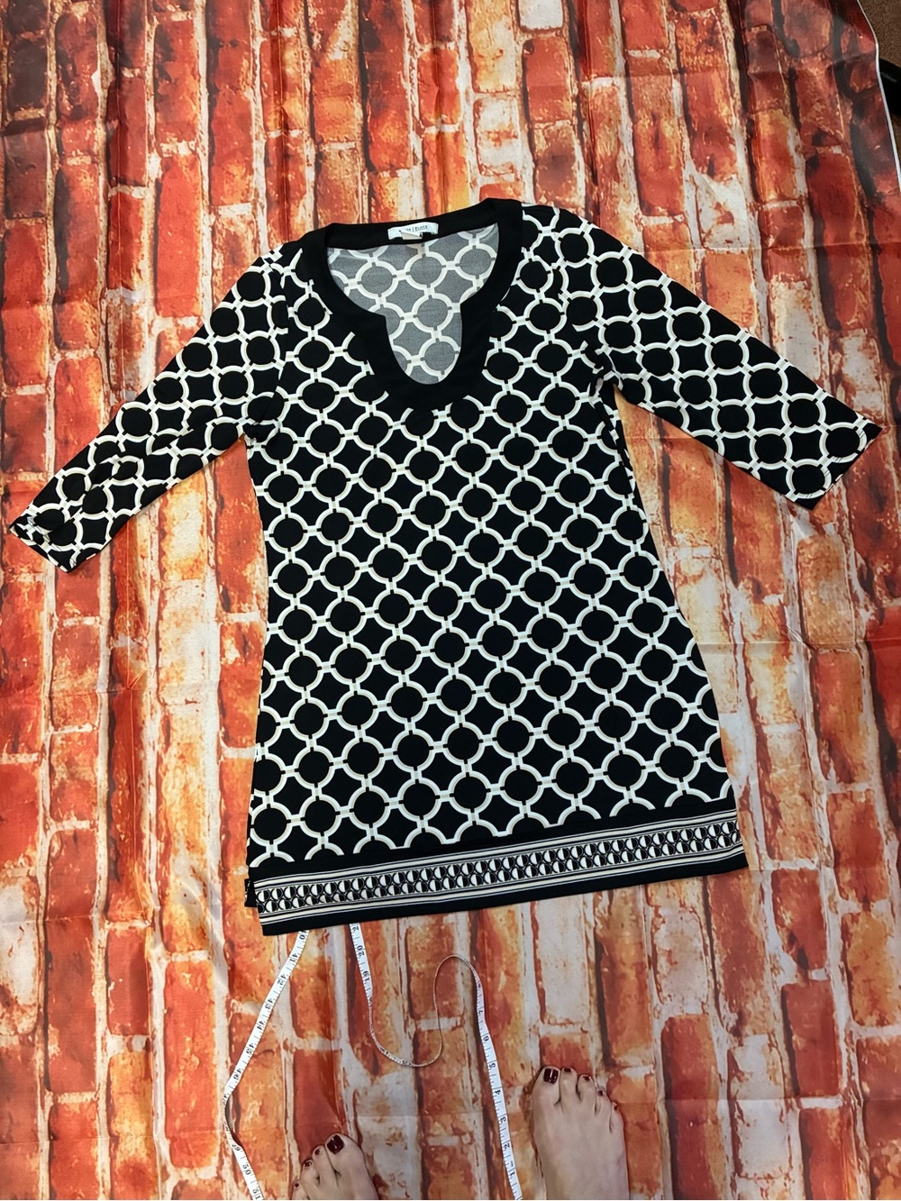 White House Black Market Geometric  Women's Dress